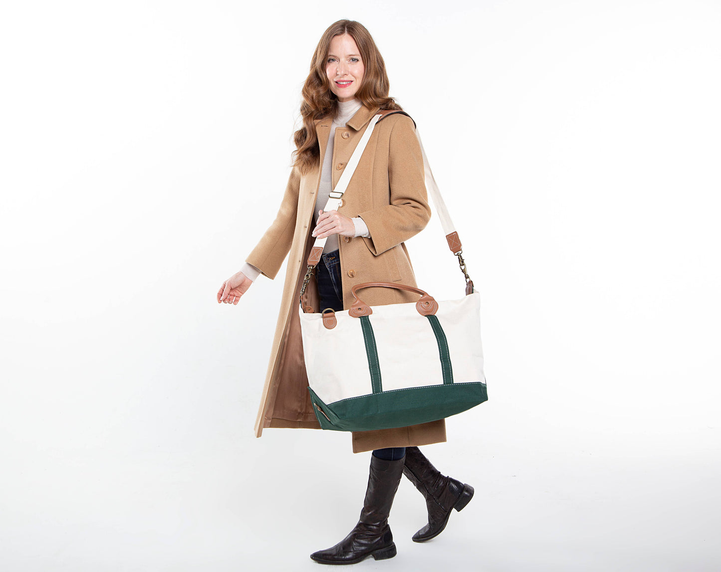 Weekender Canvas Travel Bag: Navy