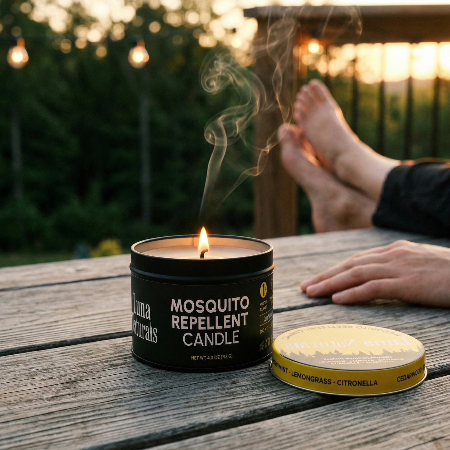 Mosquito Repellent Candle | Citrusy | 3PK