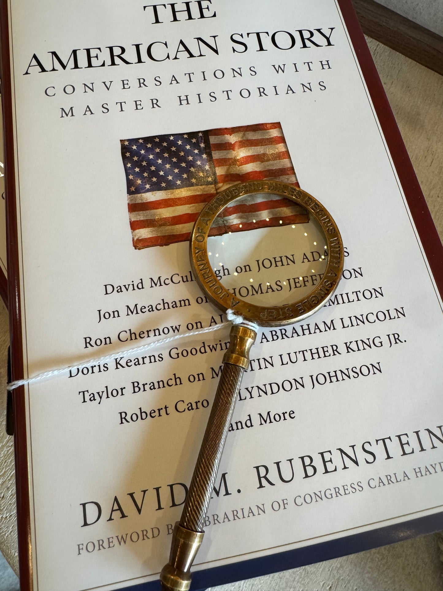 5" BRASS MAGNIFYING GLASS