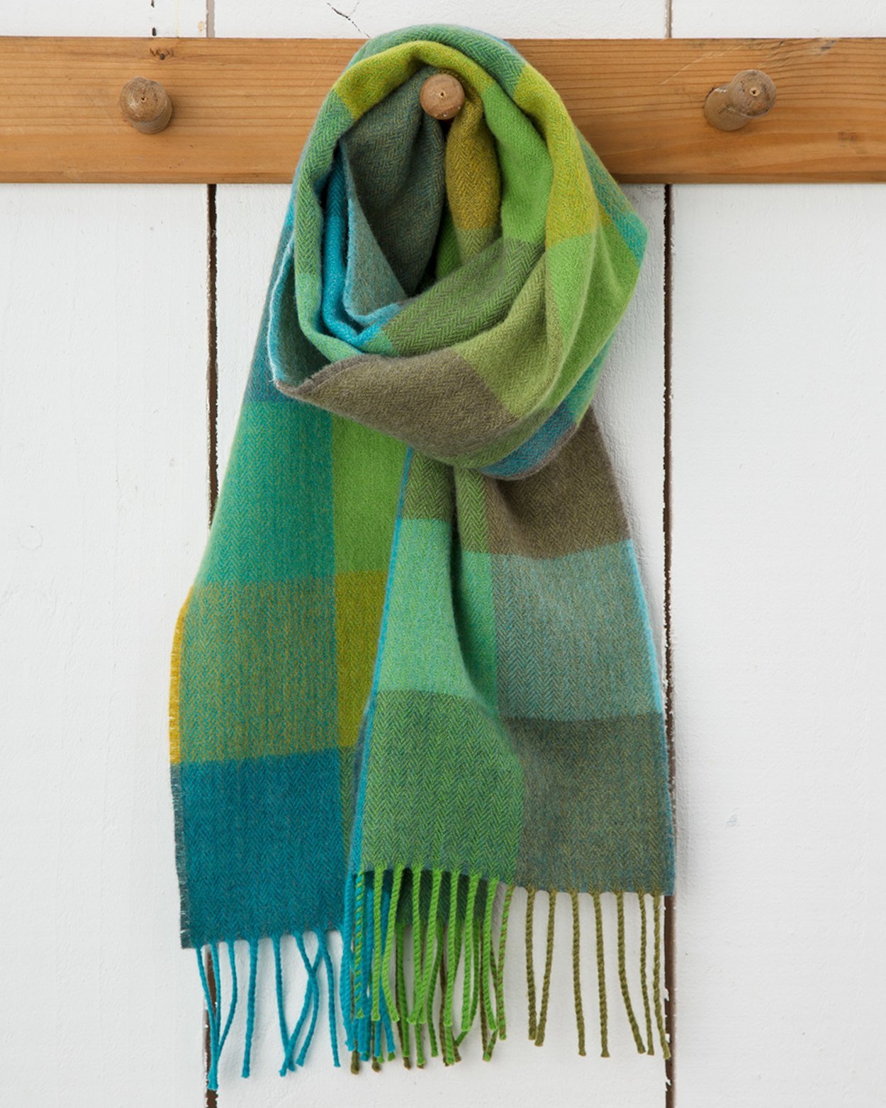 Green Fields Merino Scarf by Avoca