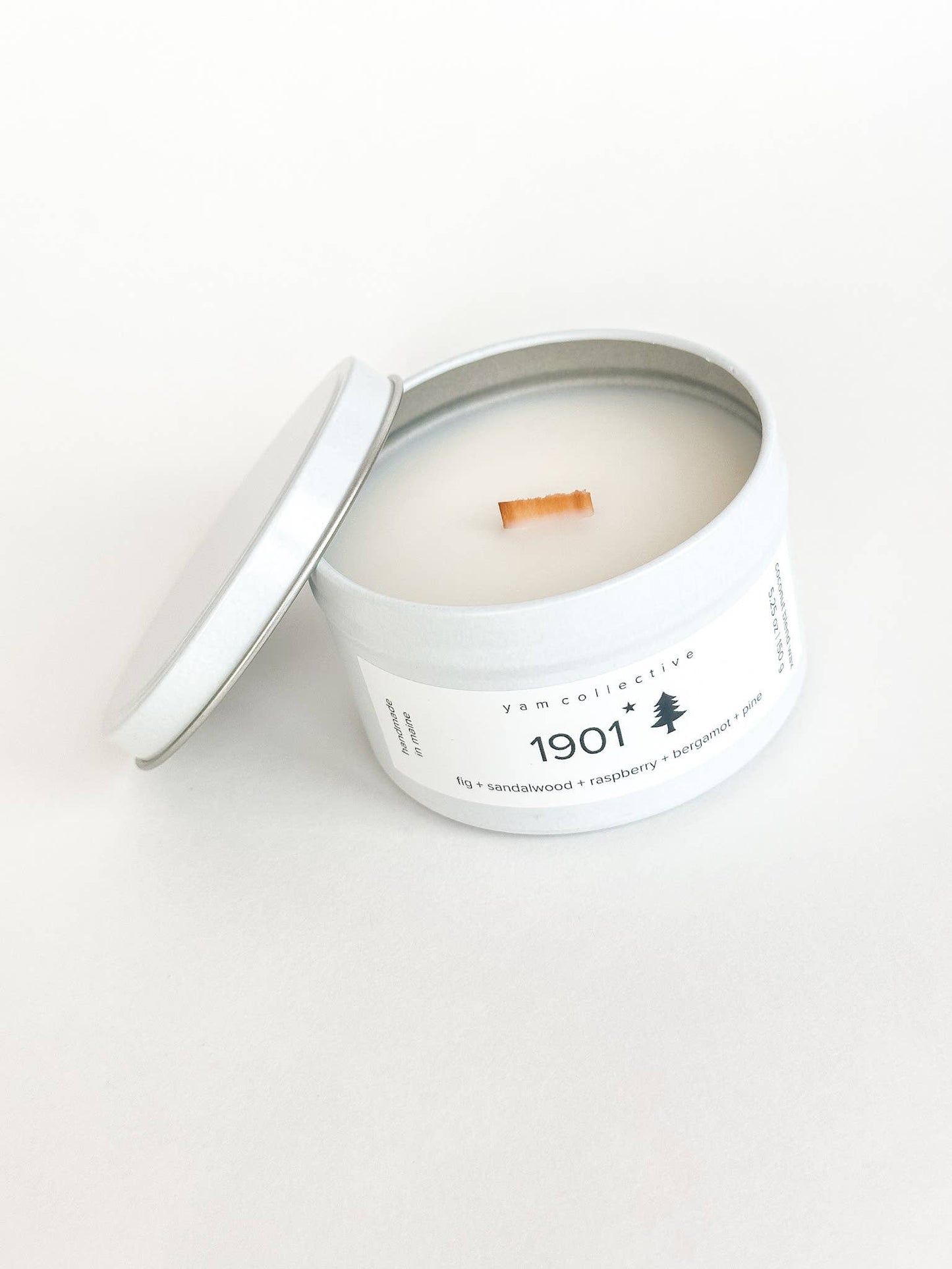 Live Free - 5 oz Lilac + Birch Cream Tin Candle