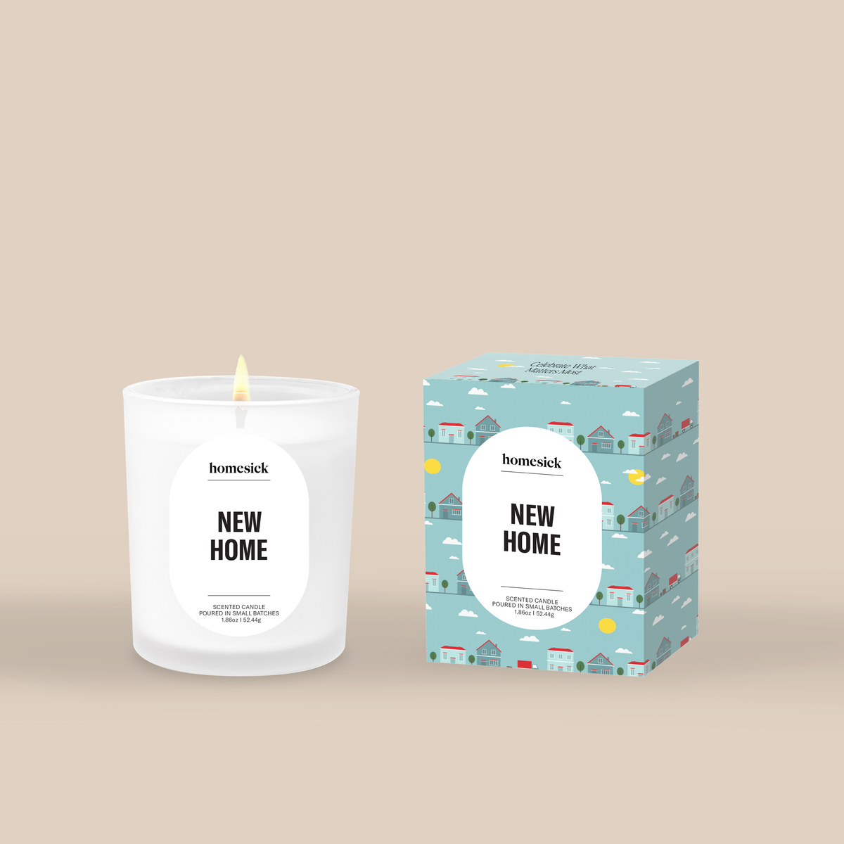 New Home Mini Candle Gift Non-Toxic Soy Candles