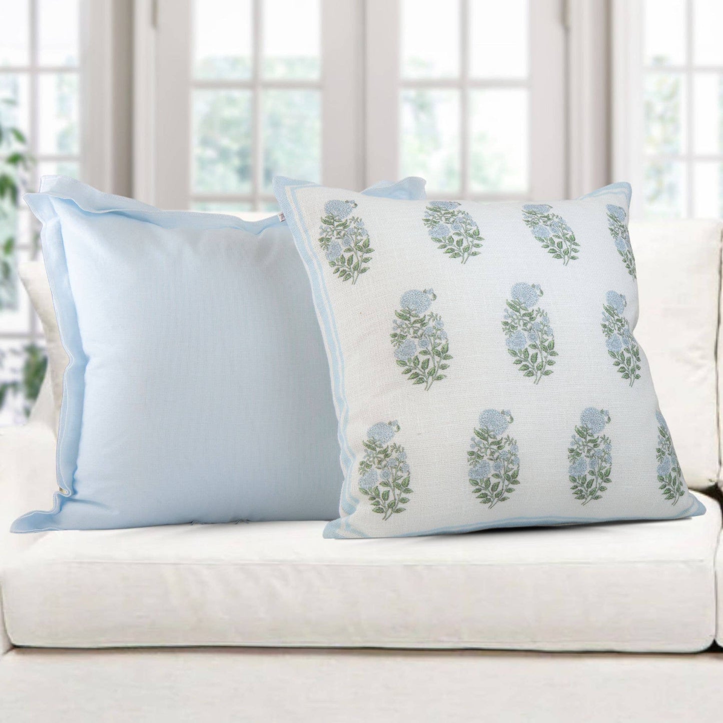 Leah Linen Pillow Cover – Soft, Breathable, Home Decor