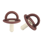 Stage Two Halo Pacifier: Mocha+Tan