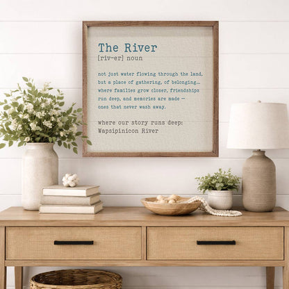 Story Runs Deep River Personalized - Merrymeeting River