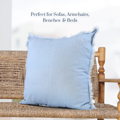 Magnolia Ticking Stripe Pillow Cover 22x22