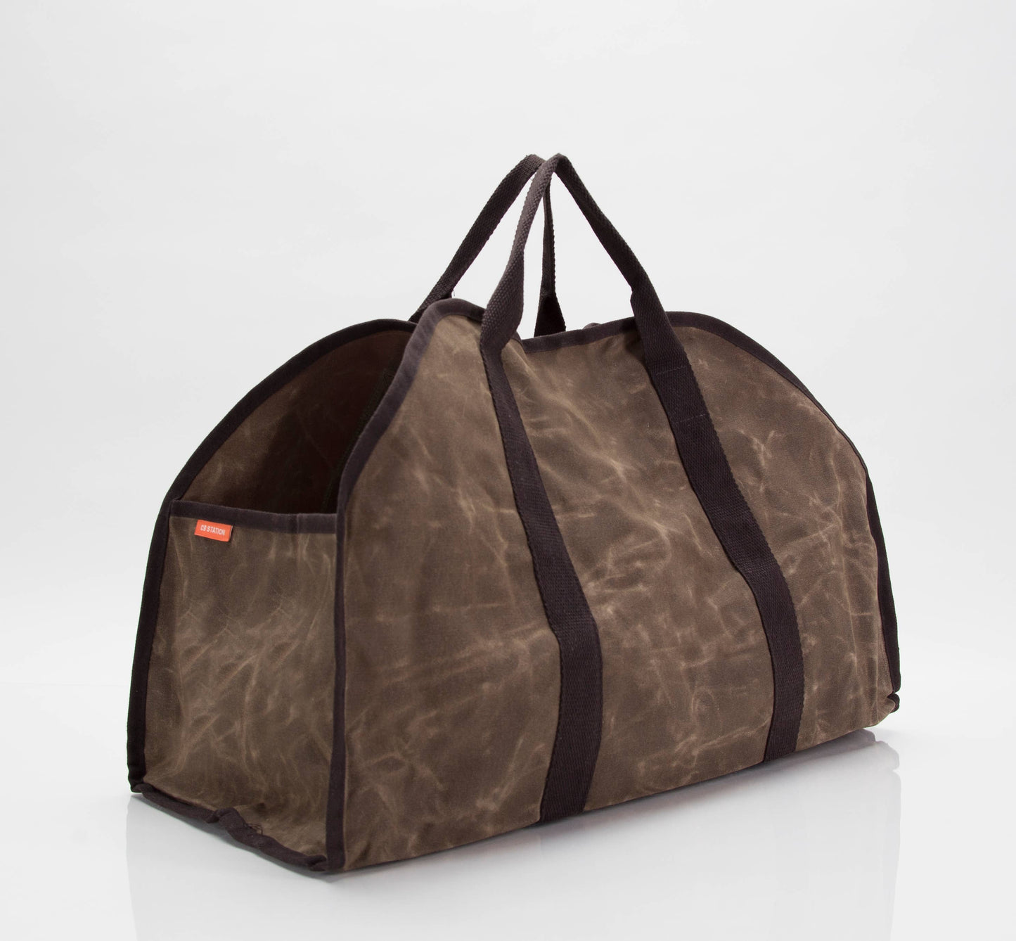 Waxed Log Carrier