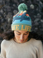 Lake Life Knit Beanie with Pom Pom Winter Hat – Canoe Adventure Outdoor Style