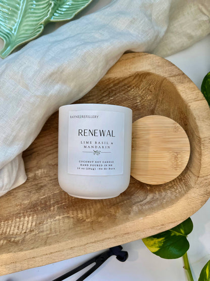 The Granite Vessel -  Coconut Soy Wax Candle: Spa Voice