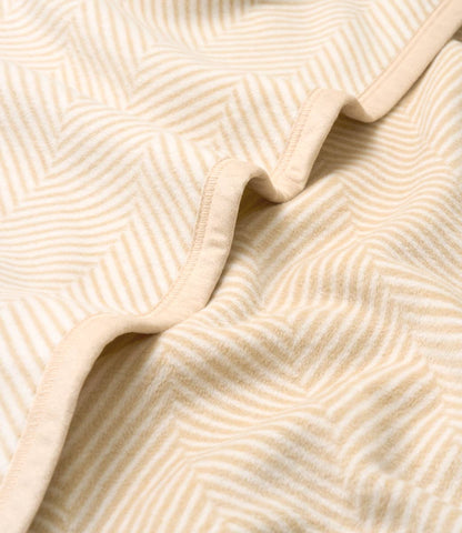 Harborview Herringbone Cream Blanket