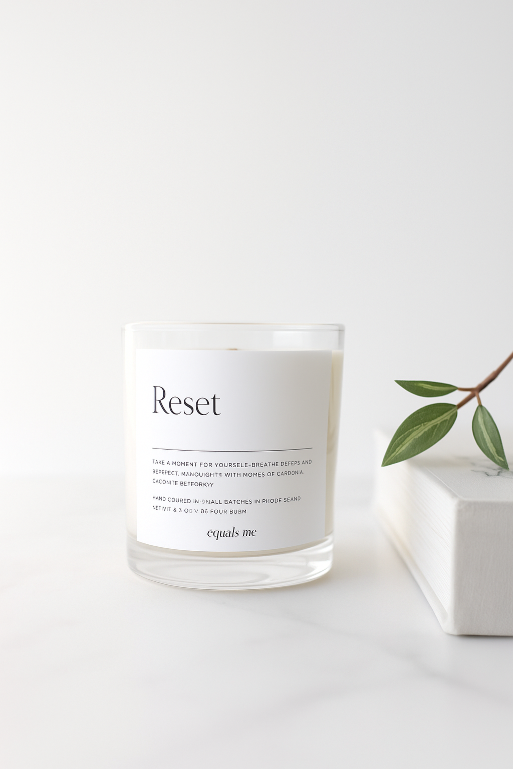 Reset | 8.5 oz Luxury Candle | Home Decor | Wood Wick 
