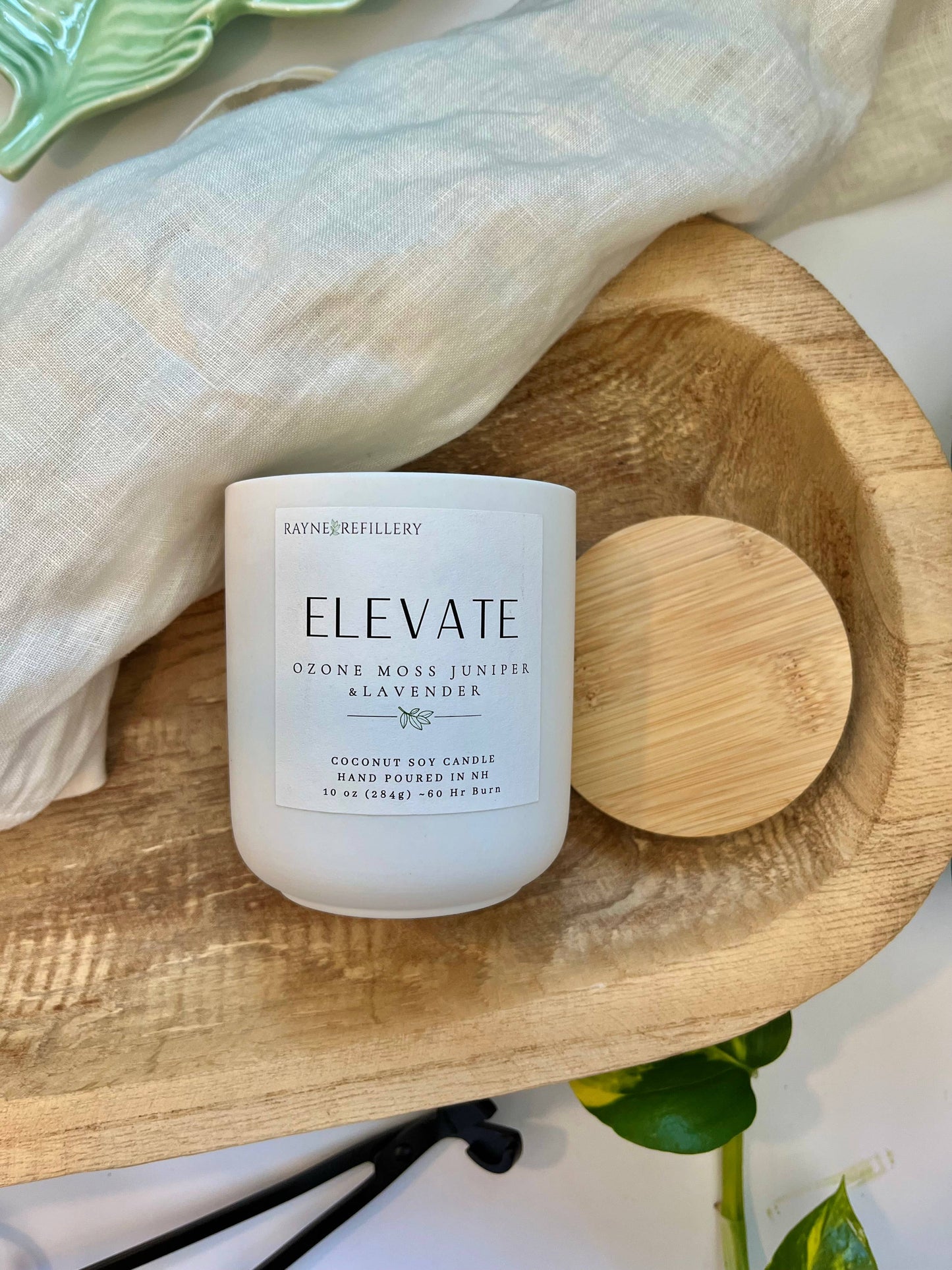 The Granite Vessel -  Coconut Soy Wax Candle: Spa Voice