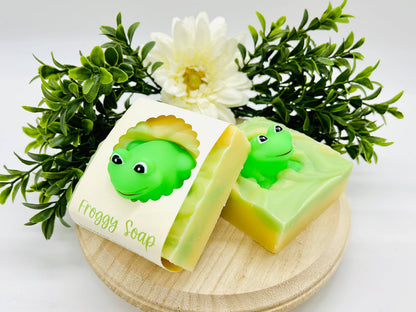 Froggy Handmade Novelty Soap Bar NATURAL VEGAN COLD PROCESS