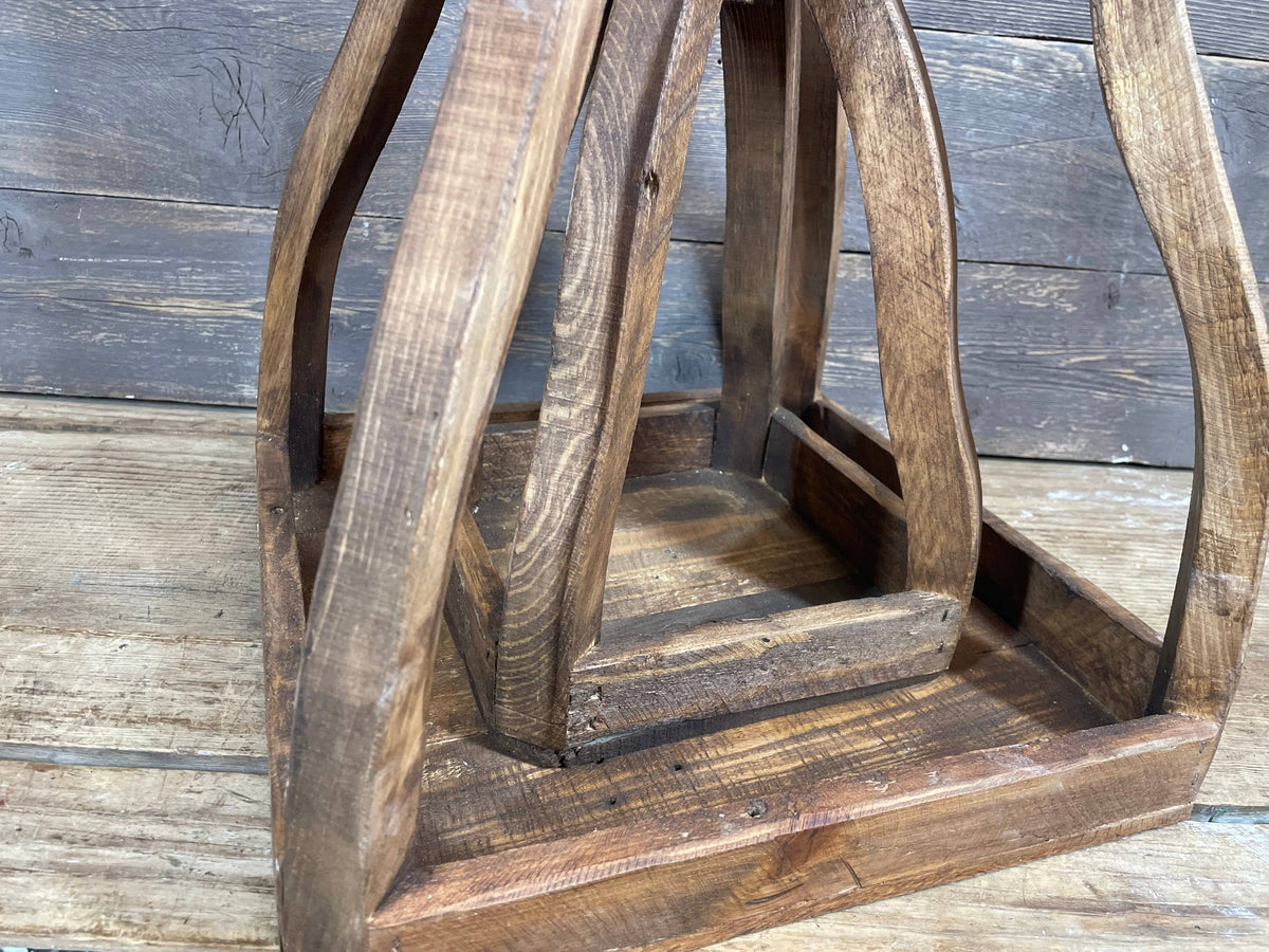 Kiev Farmhouse Wood Lantern Large