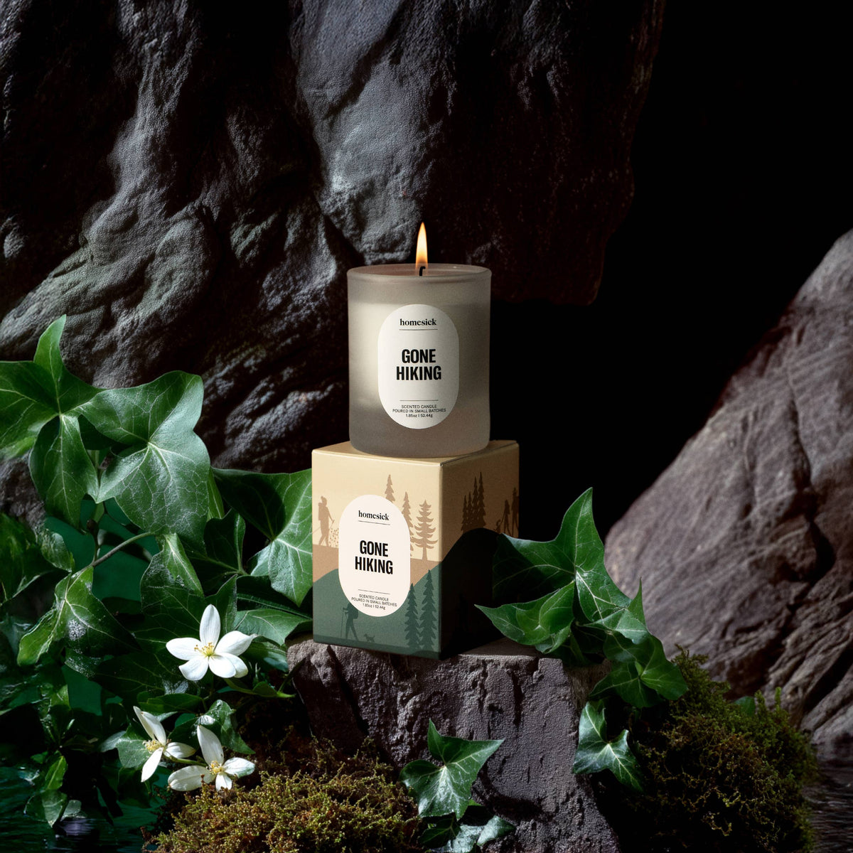 Gone Hiking Mini Candle Gift Non-Toxic Soy Candles