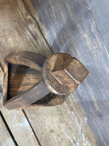 Kiev Farmhouse Wood Lantern-Small