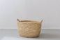 Oval Laundry Basket, palm leaf - low large