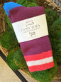 Burgundy Cashmere Blend Women's Socks