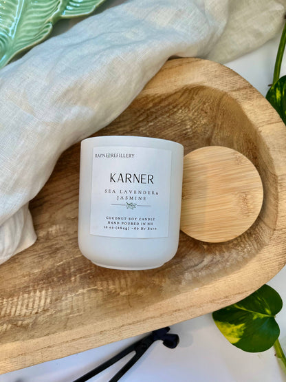 The Granite Vessel -  Coconut Soy Wax Candle: Spa Voice