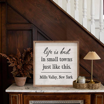 Life Is Best In Small Town Personalized - Alton, NH