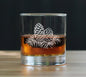 Pinecones Whiskey Rocks Glass - Pine Cone Gifts and Decor