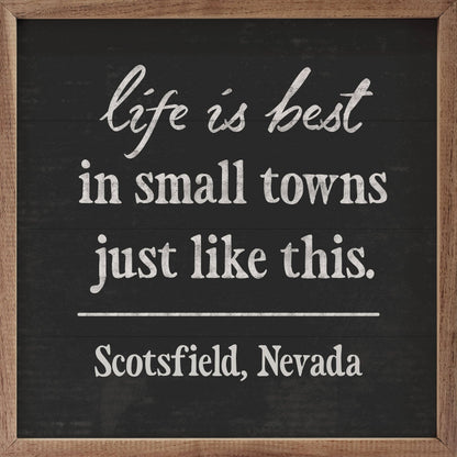 Life Is Best In Small Town Personalized - Alton, NH