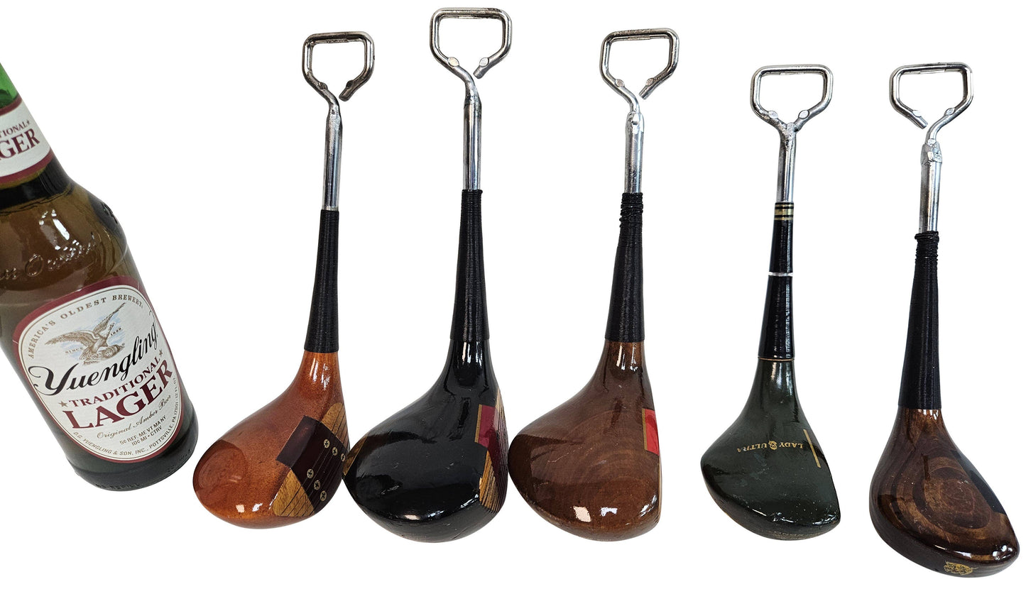 Vintage Wood Driver Bottle Opener