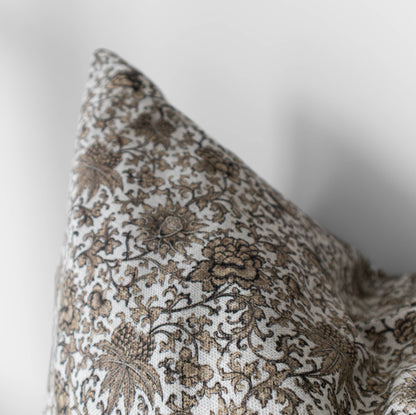 Odessa Pillow Cover |  Vintage Style Floral Pillow Cover