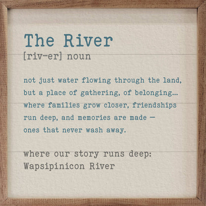 Story Runs Deep River Personalized - Merrymeeting River