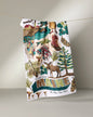 Greetings From Maine Tea Towel