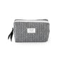 Small Black Gingham Small Cosmetic Pouch