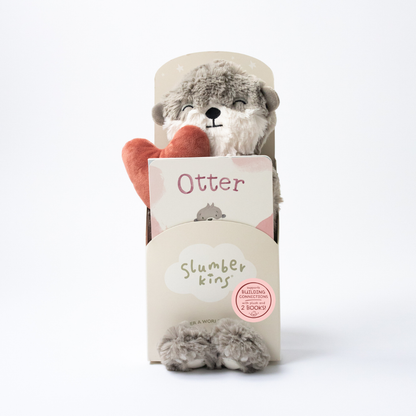 Otter's Building Connections Plush Set - with 2 books!