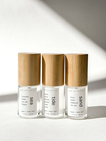 Tide- 1 oz citrus, jasmine, violet, cedar room + linen mist