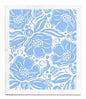 Swedish Dishcloth - Botanical Design - Flora - Blue