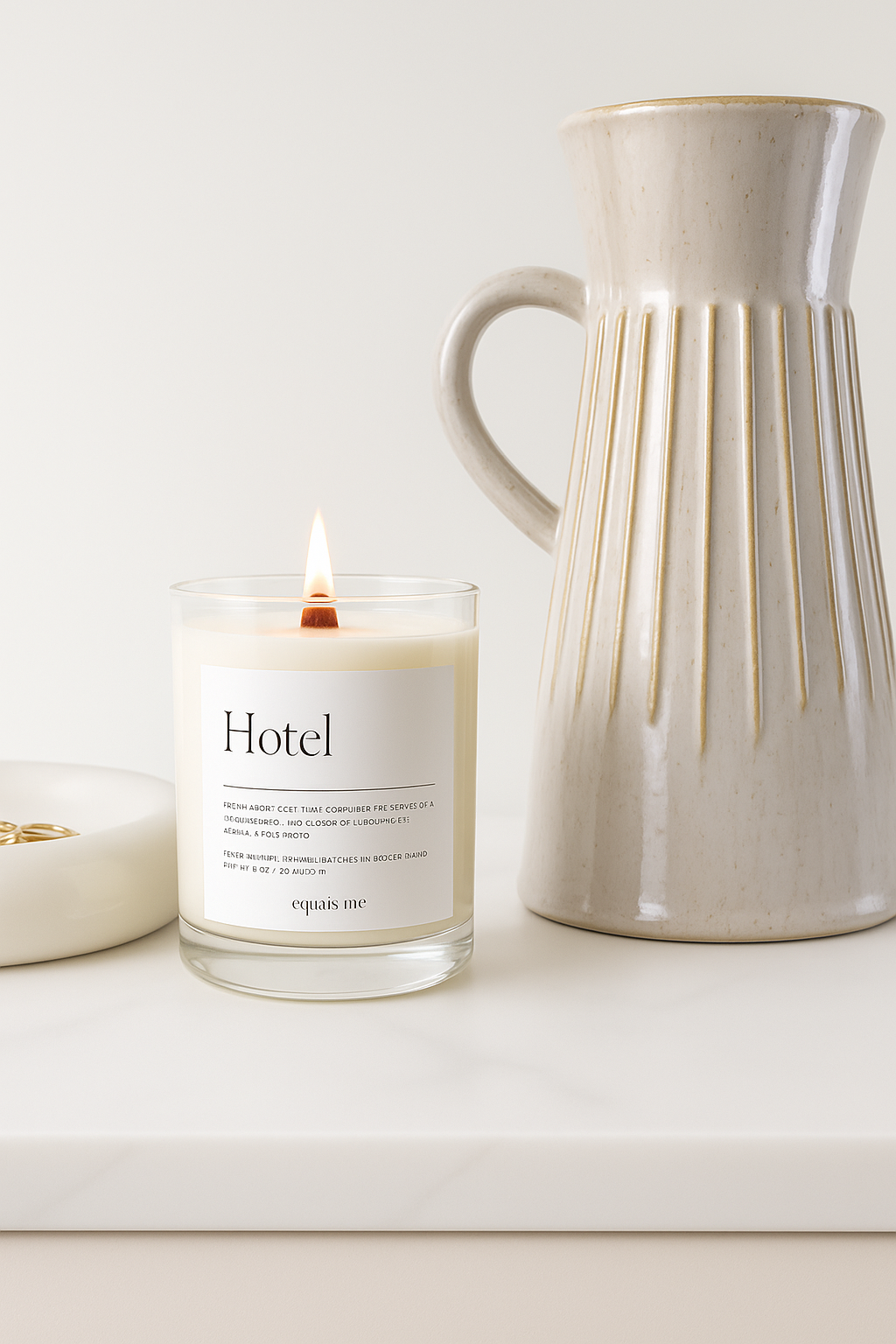 BEST Seller Hotel  | 8.5 oz Luxury Candle | Wood Wick 