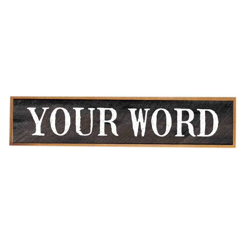 Alton, NH Personalized Black/White Barnwood Sign