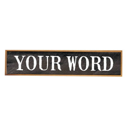 Alton, NH Personalized Black/White Barnwood Sign