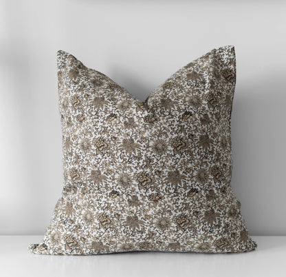 Odessa Pillow Cover |  Vintage Style Floral Pillow Cover