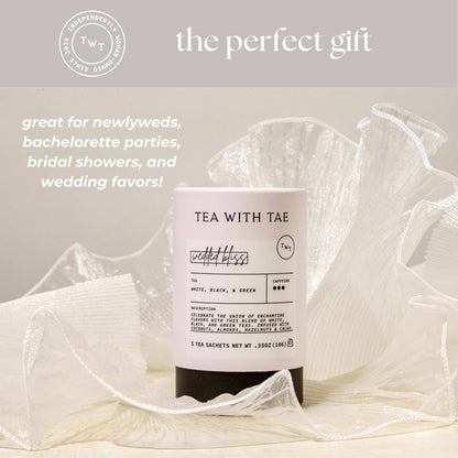 Wedded Bliss Mini Tube Gift (5 tea bags) (for Weddings)