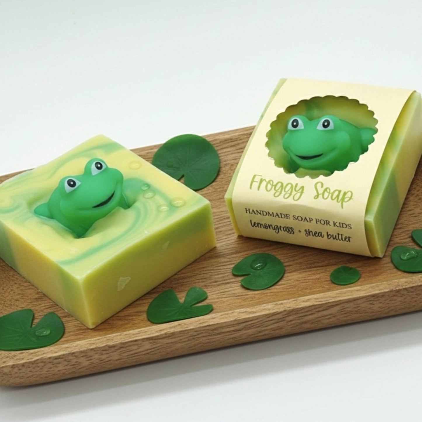 Froggy Handmade Novelty Soap Bar NATURAL VEGAN COLD PROCESS