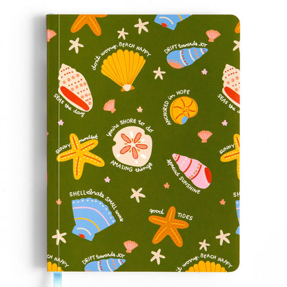 Seashell Affirmations Soft Flex Perfect Bound Journal