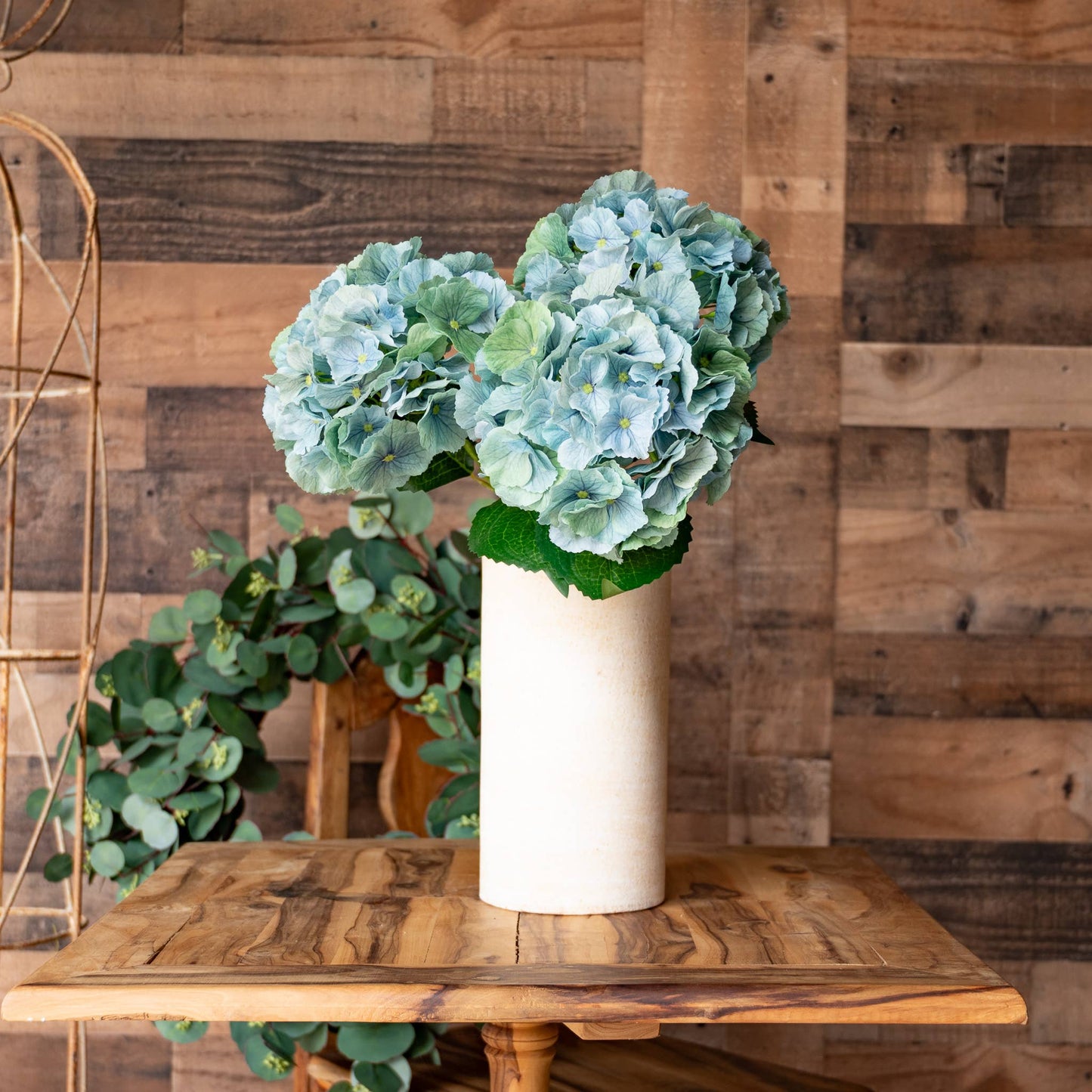 Real Touch Hydrangea - 20 Inch - Green Mist