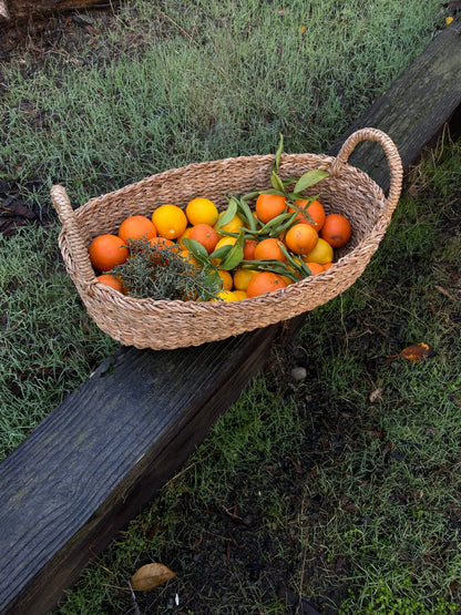 Oval Tray Basket, harvest