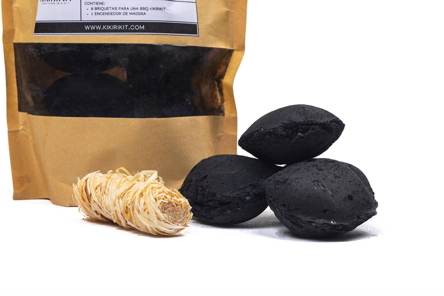 KIKIRIKIT Charcoal Briquette Kit for your barbecue