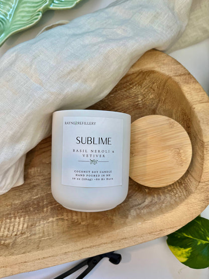 The Granite Vessel -  Coconut Soy Wax Candle: Spa Voice