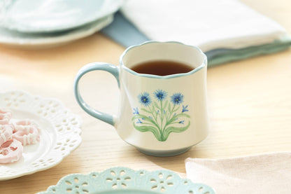 Blue Folk Bloom 14oz Mug