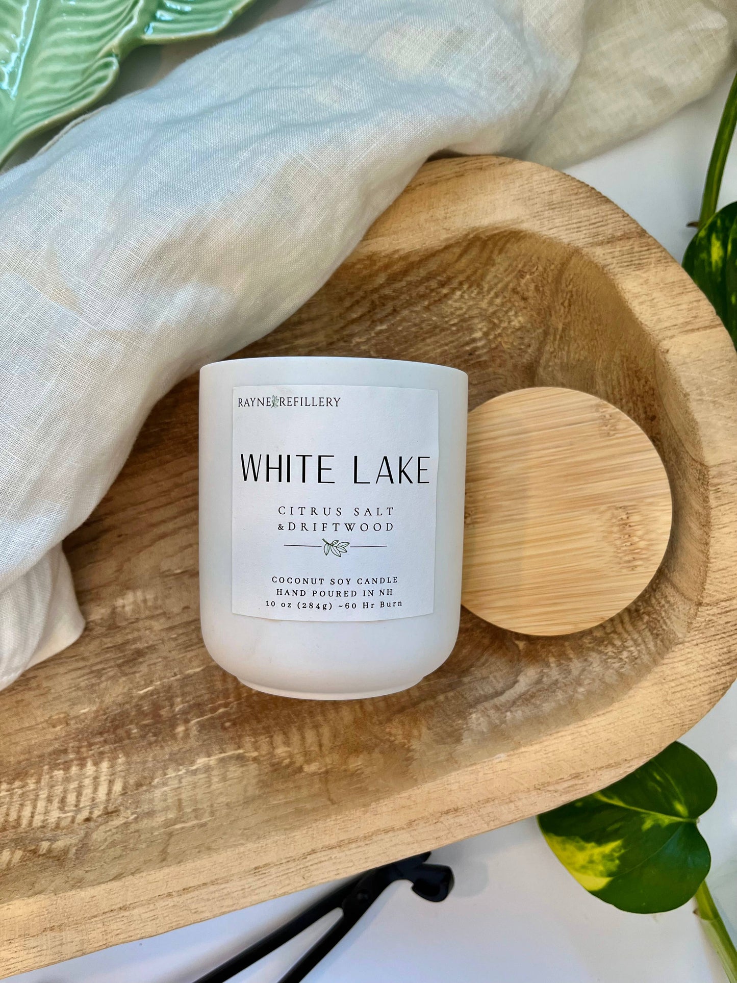 The Granite Vessel -  Coconut Soy Wax Candle: Spa Voice