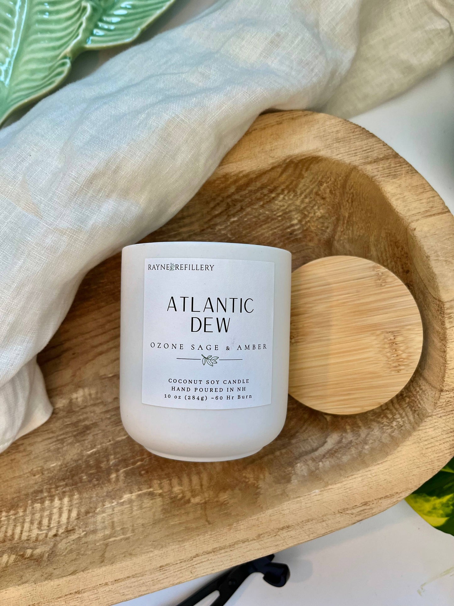 The Granite Vessel -  Coconut Soy Wax Candle: Spa Voice