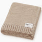 Heritage Knit 100% Organic Cotton Swaddle Baby Blanket: Oatmeal