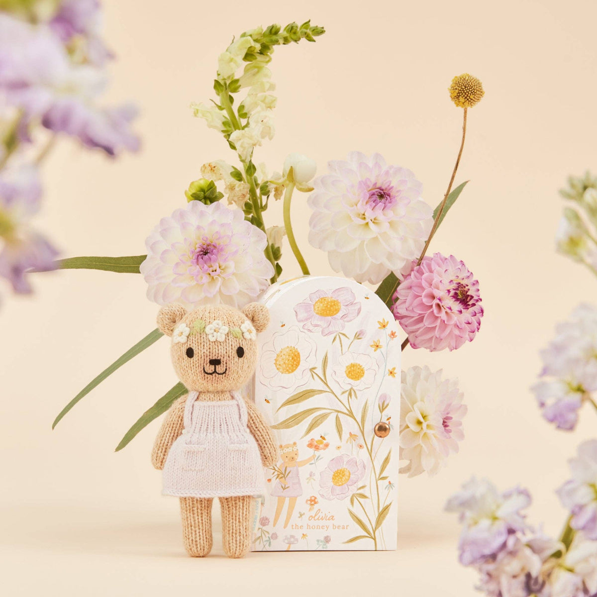 Tiny Olivia the honey bear, gives 10 meals